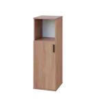 LN 3 - 3DN kancelářská skříň, 1-dveřová/nika, levá, 1107x360x400, dub bardolino